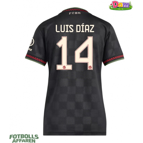 Bayern Munich Luis Diaz #14 Tredje Tröja Kvinnor 2025-26 Kortärmad